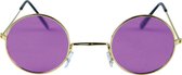 Flower power - violet - lunettes de soleil - lunettes rondes - hippie - fête