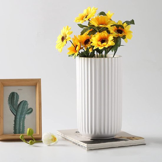 Metalen vaas, decoratieve shabby kan, bloemenhouder met handvat voor thuis, tuin, bloempot