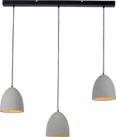 Paul Neuhaus hanglamp Eton in grijs E27 3-flame