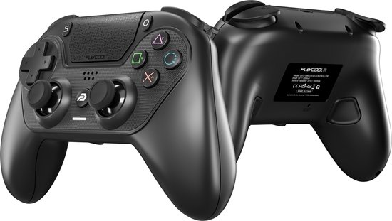 PlayCool Controller V2 met Programmeerbare knoppen - Geschikt voor PS4 - Draadloos - Paddles - Zwart
