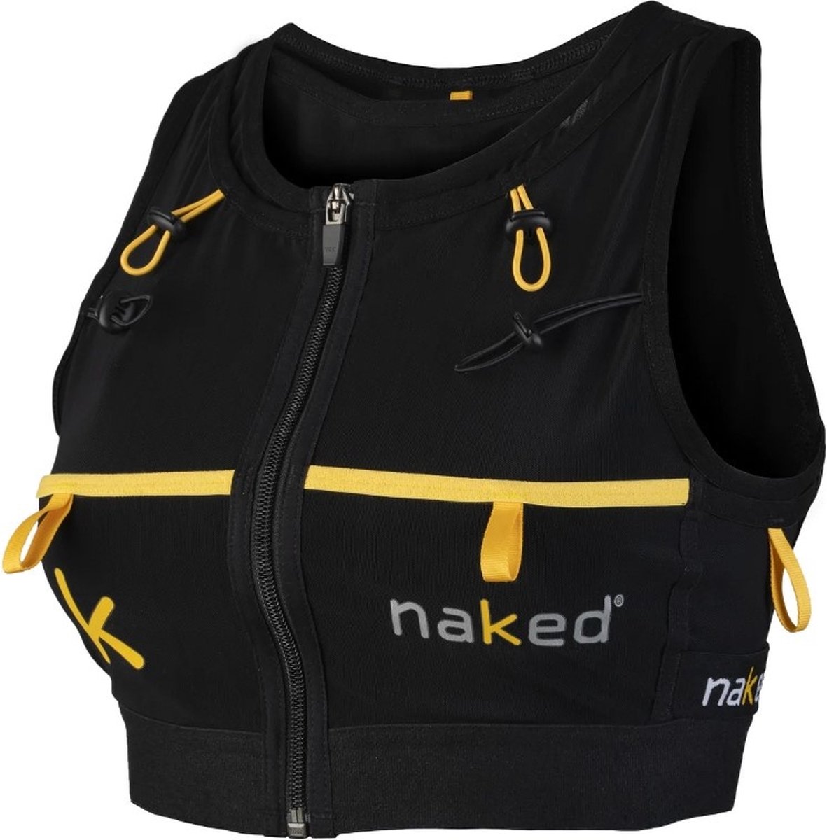 Naked Running Vest High Capacity Dames Zwart (inclusief 2 softflasks)