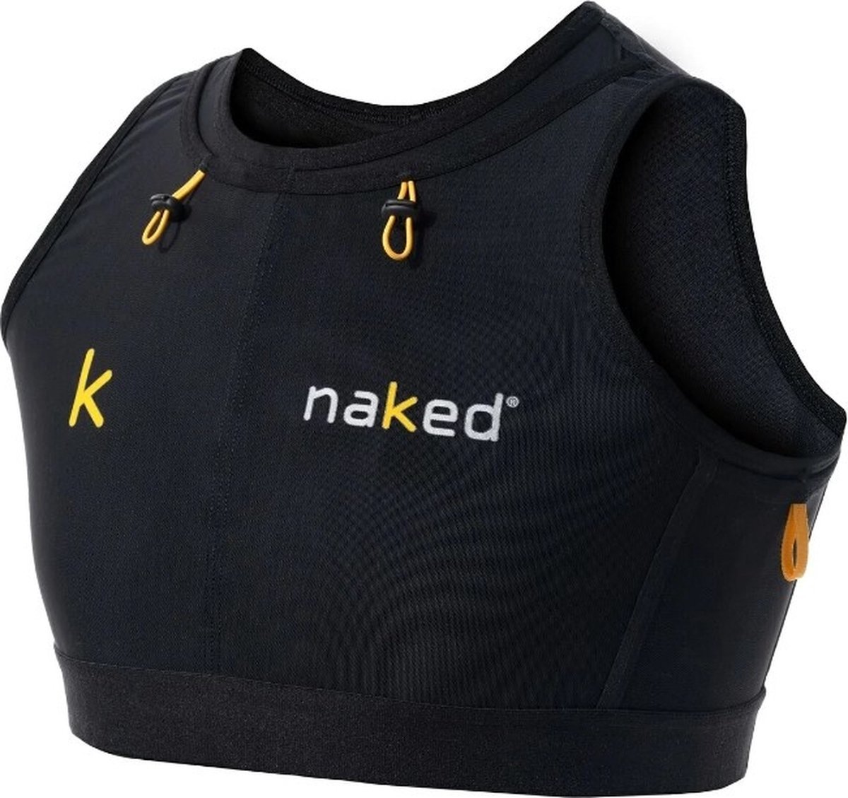 Naked Running Vest Heren Zwart (inclusief 2 softflasks)
