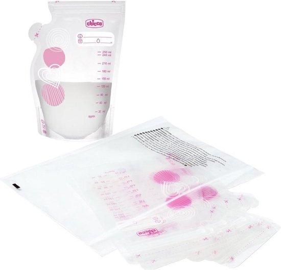 Chicco - Borstvoeding bewaarzakjes - 2 x 30 zakjes van Chicco — afbeelding 4