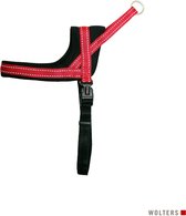 Wolters zacht & veilig harnas maat -1: 28-35cm rood/zwart