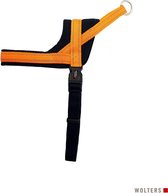 Wolters zacht & veilig harnas maat -1: 28-35cm oranje/zwart