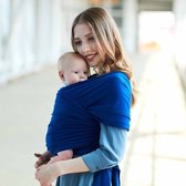 Baby Draagzak – Blauw – Baby Carrier voor Baby en Peuter – Baby Sling – 95% Katoen & 5% Spandex