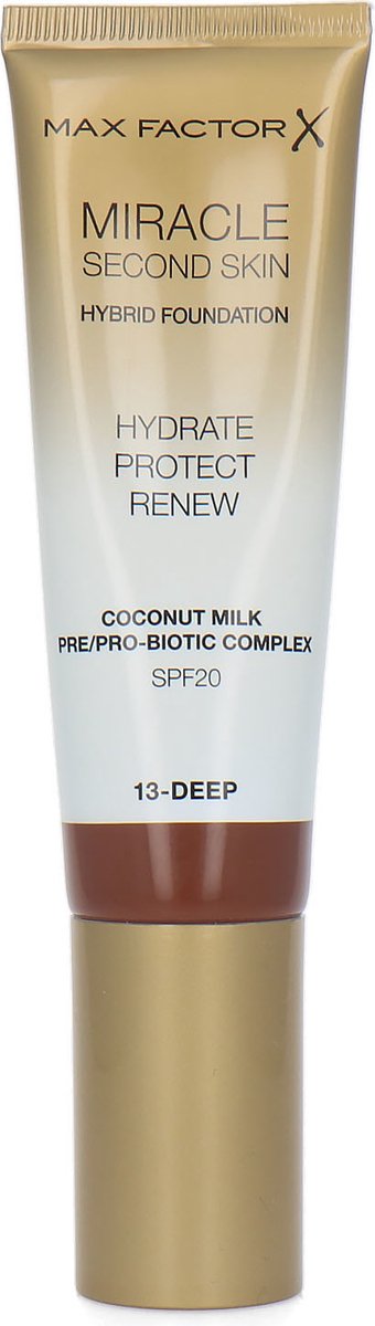 Max Factor Miracle Second Skin Foundation - 13 Deep