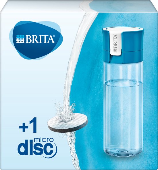 BRITA - Bouteille de filtre à eau - VITAL - 0- Blauw + Pack de 3