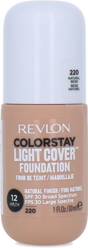 Revlon Colorstay Light Cover Foundation - 220 Natural Beige (SPF 30)