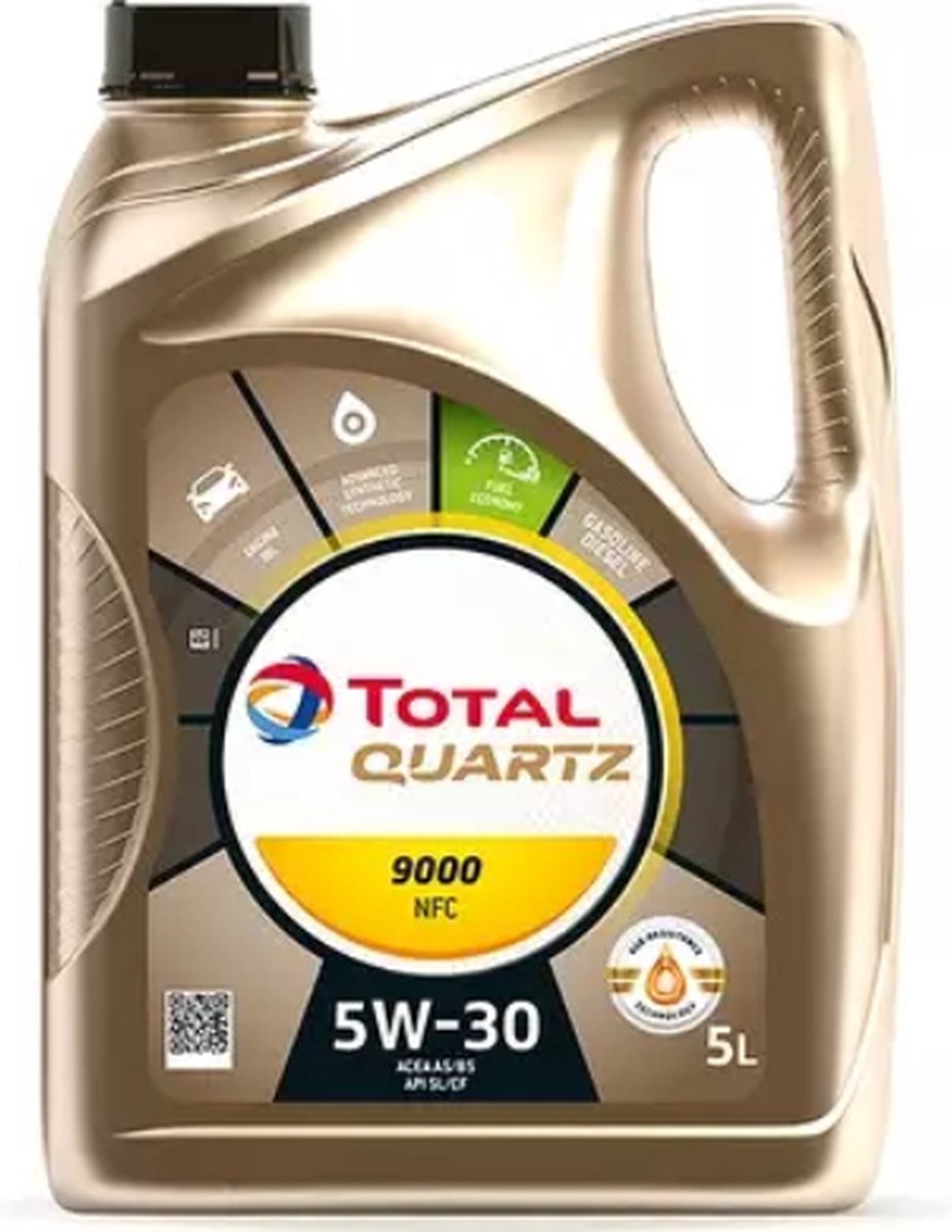 Motorolie TOTAL QUARTZ 9000 NFC 5W30 5 LITER