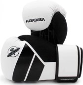 Gants de boxe Hayabusa S4 - Blanc - 14 oz - avec enveloppes noires gratuites