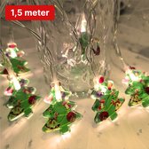 Nuvance - Figurines de sapin de Éclairage de Noël à piles - Intérieur et extérieur - Lumières de Noël - Décorations de Décorations pour sapins de Noël de Noël - Décorations de Noël - LED Blauw
