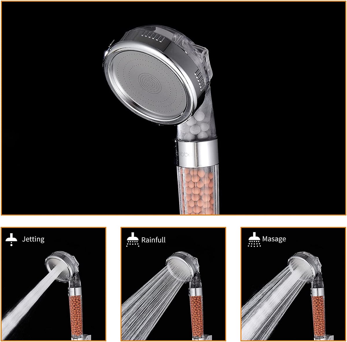 Cobbe Douchekoppen, hoge druk filtratie handdouche, waterbesparende