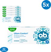 o.b. ProComfort Super Plus Tampons voor de zeer zware menstruatiedagen, met Dynamic Fit-technologie en SilkTouch oppervlak voor ultiem comfort en betrouwbare bescherming, 5 x 32 stuks