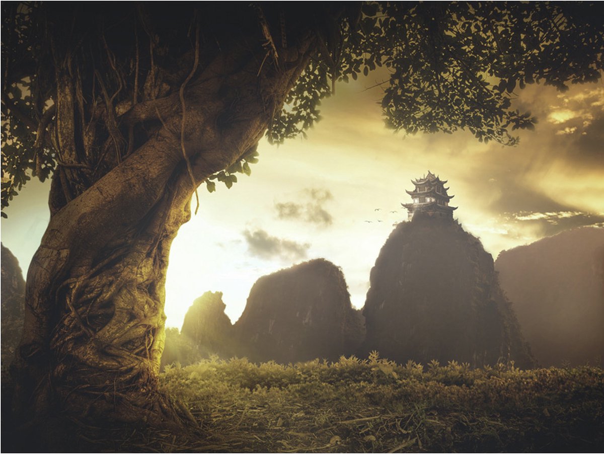 Fotobehang - Mysterious China.