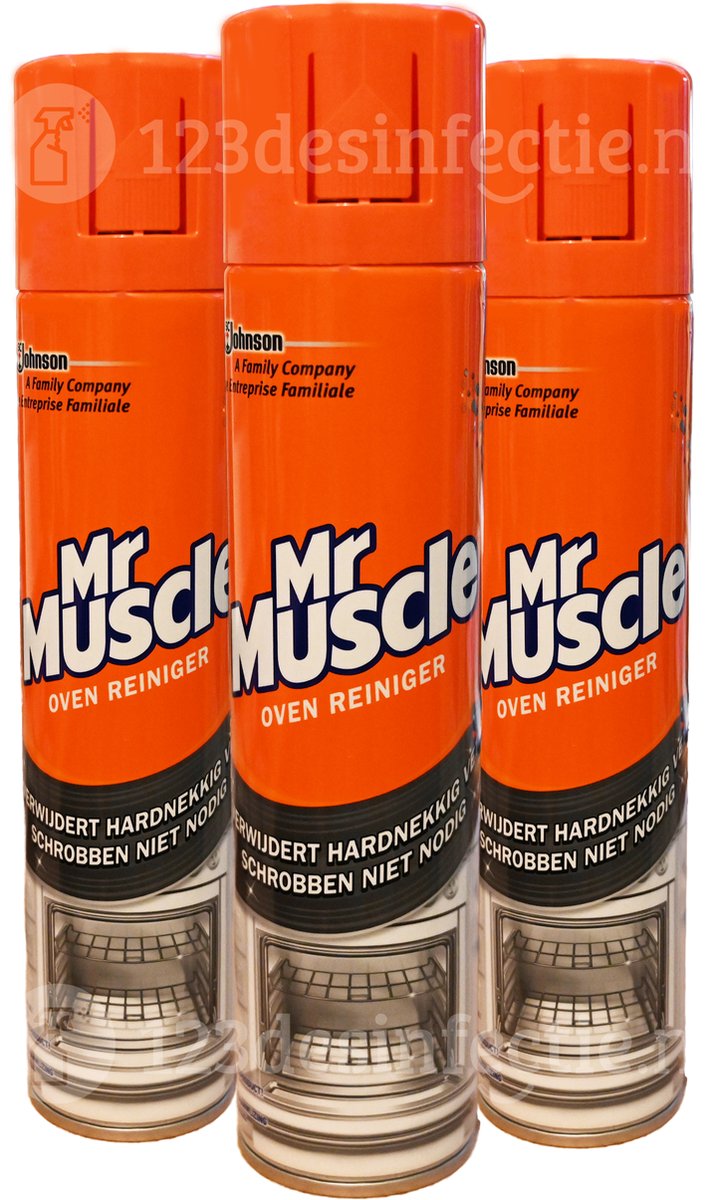 3x Mr. Muscle Ovenreiniger 300 ml - Mr. Muscle