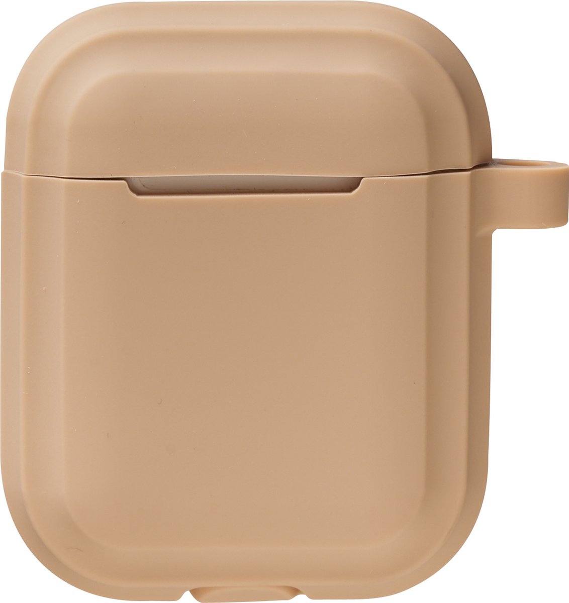 Fiquesa Autri® Airpods case - airpods hoesje - Siliconen case - beige