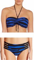 Seafolly - Fastlane - ensemble de bikini bandeau sans bretelles - 42DD + 42 / 85DD + XL