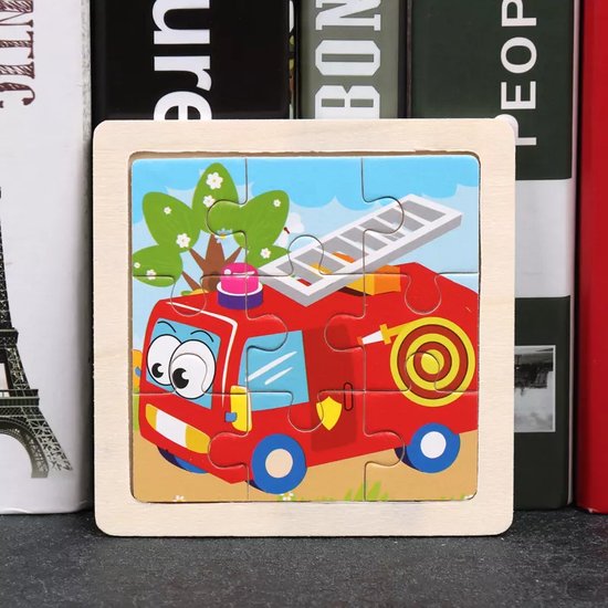 Lisciani - MONTESSORI PUZZLE DREAM - Houten Puzzel - Voor Kinderen van 1 tot 4 Jaar - Sensorische Ontwikkeling - Stimuleert de Verbeelding en Zelfstandigheid - Gemaakt in Italië