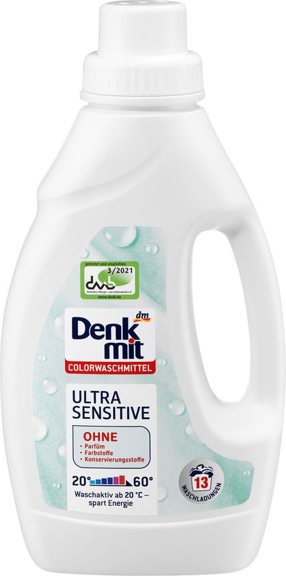 Denkmit Color Detergent Ultra Sensitive, 13 lavages | bol.com