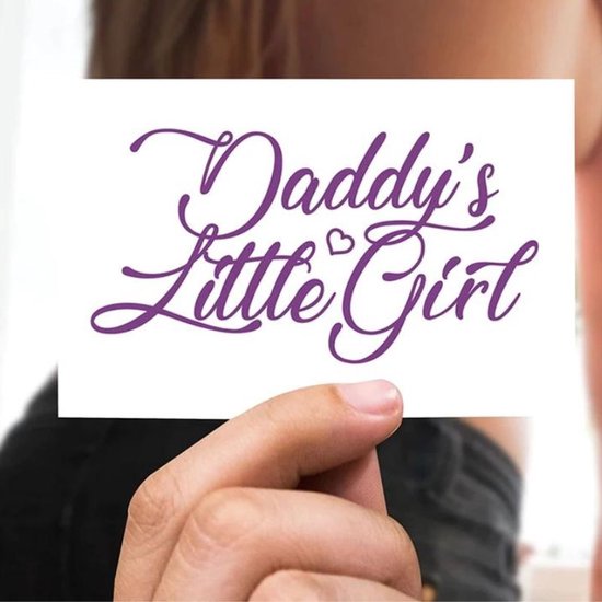 Daddy's Little Girl / Sexy Tijdelijke Tattoos / Nep Tatoeage / Ondeugende  Plak... 