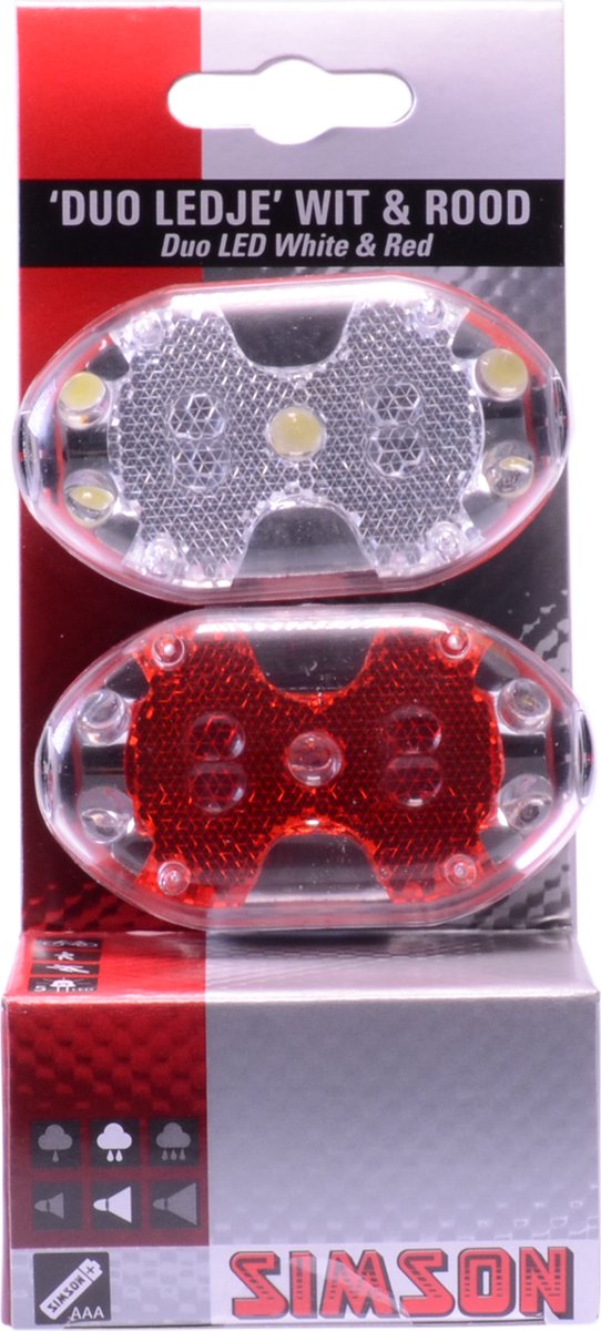 Simson Verlichtingsset met 5 LED's - Batterijgevoed - Eenvoudige montage - Inclusief batterijen