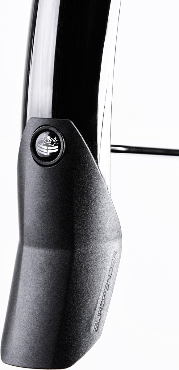 Spatbordset 28 Eurofender Lampo 58 mm breed - zwart