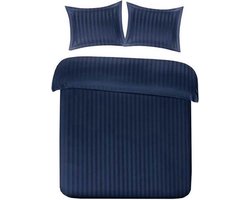 Papillon Dekbedovertrek Hotellinnen Navy - 240x200/220 cm - Katoen Satijn