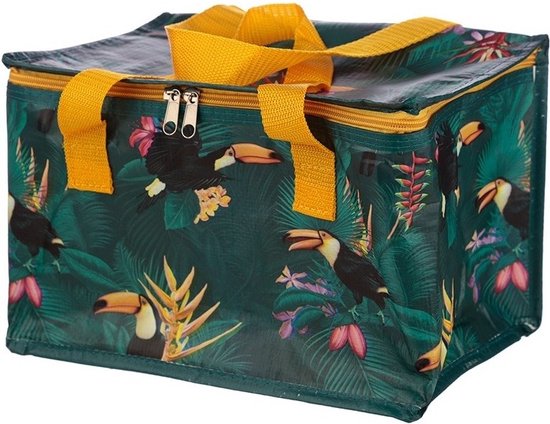 GIO’STYLE Sac Isotherme 1,5L – Glacière Souple Petit Format – Jaune / Orange / Bleu Clair – Sangle Réglable