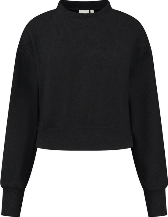 Lune Active Moon Cropped sportsweater dames zwart