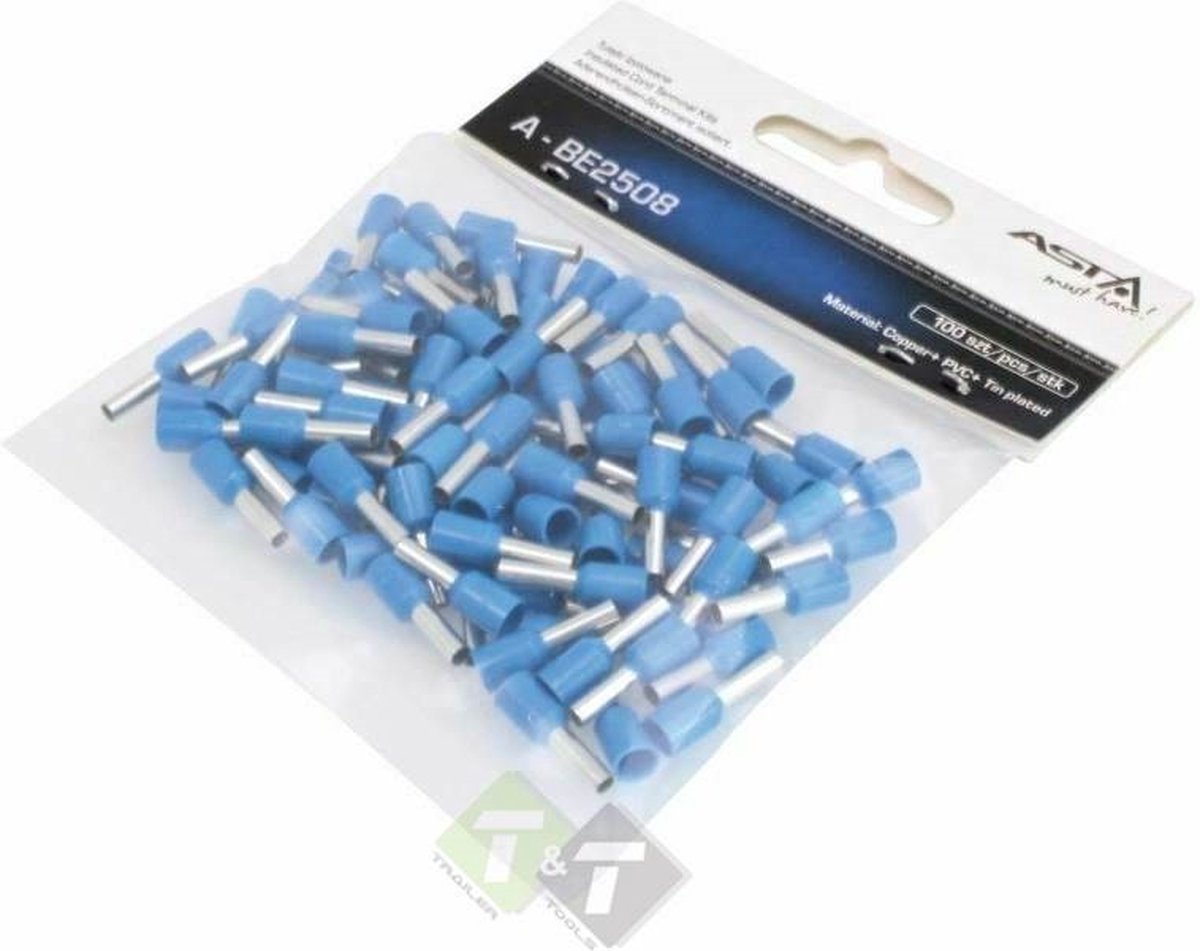 Doorverbinder | 1,5 - 2,5mm² - Blauw | Per 100 stuks