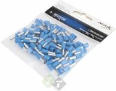 Adereindhuls set - 100 delig - Kabelschoen pen - Blauw - 2.5mm² - ASTA