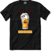 Renbier - T-Shirt - Heren - Zwart - Maat XXL