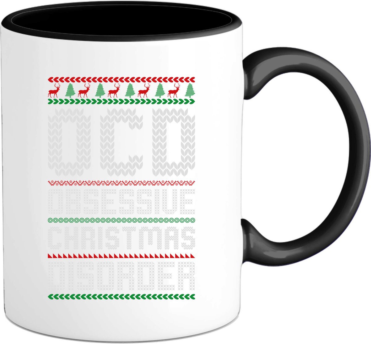 obsessive christmas disorder - Mok - Zwart