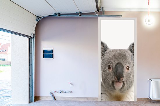 Sticker pour porte Bébé Koala - Koala Ourson - Filles - Garçons - Enfants -  95x235 cm