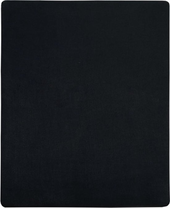 vidaXL Hoeslaken jersey 100x200 cm katoen zwart