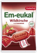 Em-Eukal Suikervrije Wilde Kers - 1 zakje van 75 g