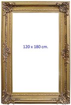 OLIESCHILDERIJ 120 x 180 cm. met FRAME P-070 162 x 221,5 cm.