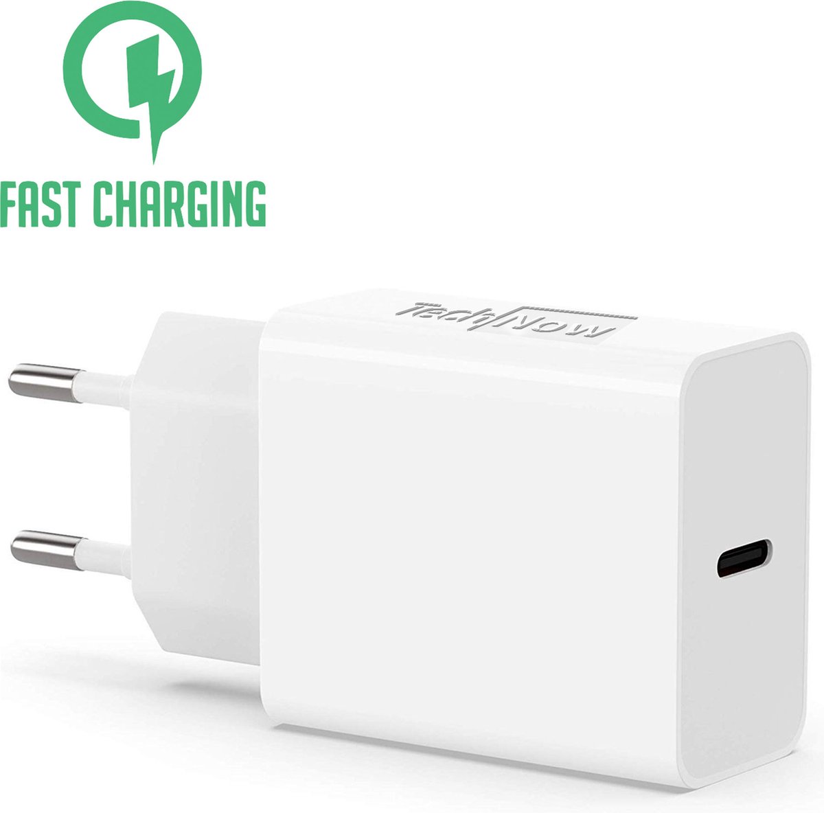 Fast Charge Adapter 20W - USB C Adapter geschikt voor USB C Kabel - Universeel voor Telefoon / Tablet / Smartphone / GSM