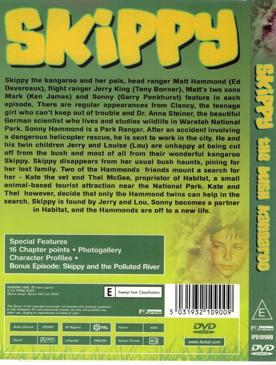 The adventures of Skippy The Bush Kangaroo - the Hammond