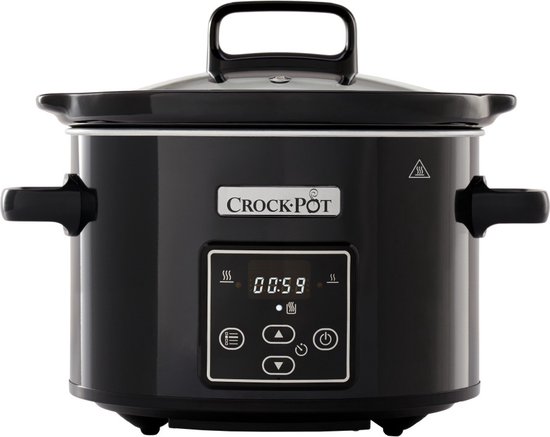 CrockPot Slow Cooker 2,4L black Digital