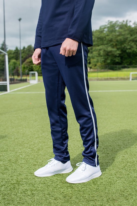 Op de grond kloof Raadplegen Sport Joggingbroek - XL - Zwart met Witte Streep | bol.com
