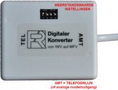 REINER Digital PRO PULS-TOON-CONVERTER voor analoge DRAAISCHIJF-TELEFOONS of PULS-KIEZENDE TELEFOONS