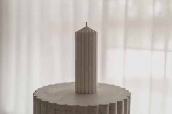 Su La Mer - Classic Column L - Stompkaarsen Set - Handgemaakte kaars van 100% sojawas - Unieke kaars - Set van 6 Kaarsen