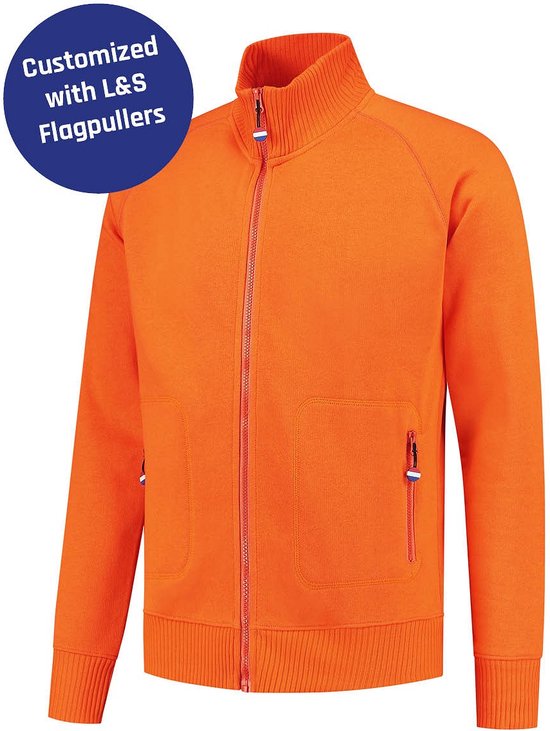L&S Sweater/vest Cardigan Nederlands oranje sport festijn