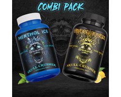 Combi pack - Menthol Ice Smelling Salt + Citrus Shock Smelling Salt - 2x 100ml Smelling Salt - Skull Crusher