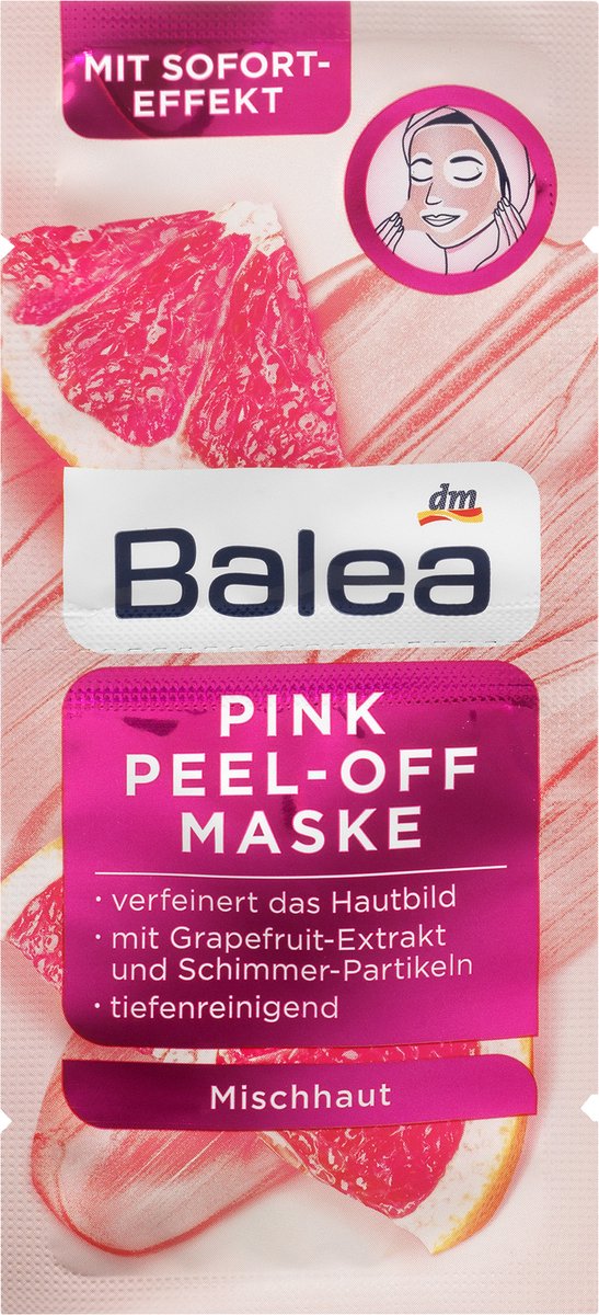 Balea Gezichtsmasker Pink Peel-Off, 16 ml