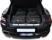 PORSCHE PANAMERA 2016+ (incl E-Hybrid) 4-delig Reistassen Op Maat Auto Interieur Kofferbak Organizer Accessoires