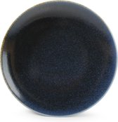 BonBistro Plat bord 21cm blauw Ash (Set van 6)