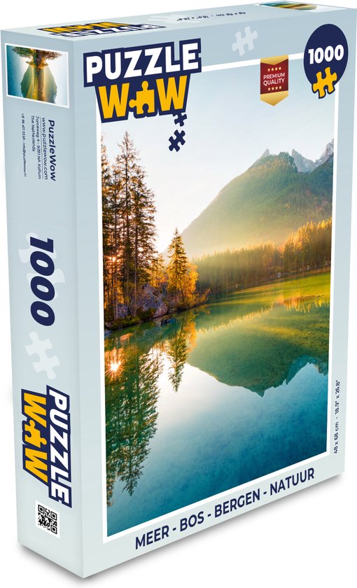 puzzle adulte le lac et la montagne 1000 pièces paysage